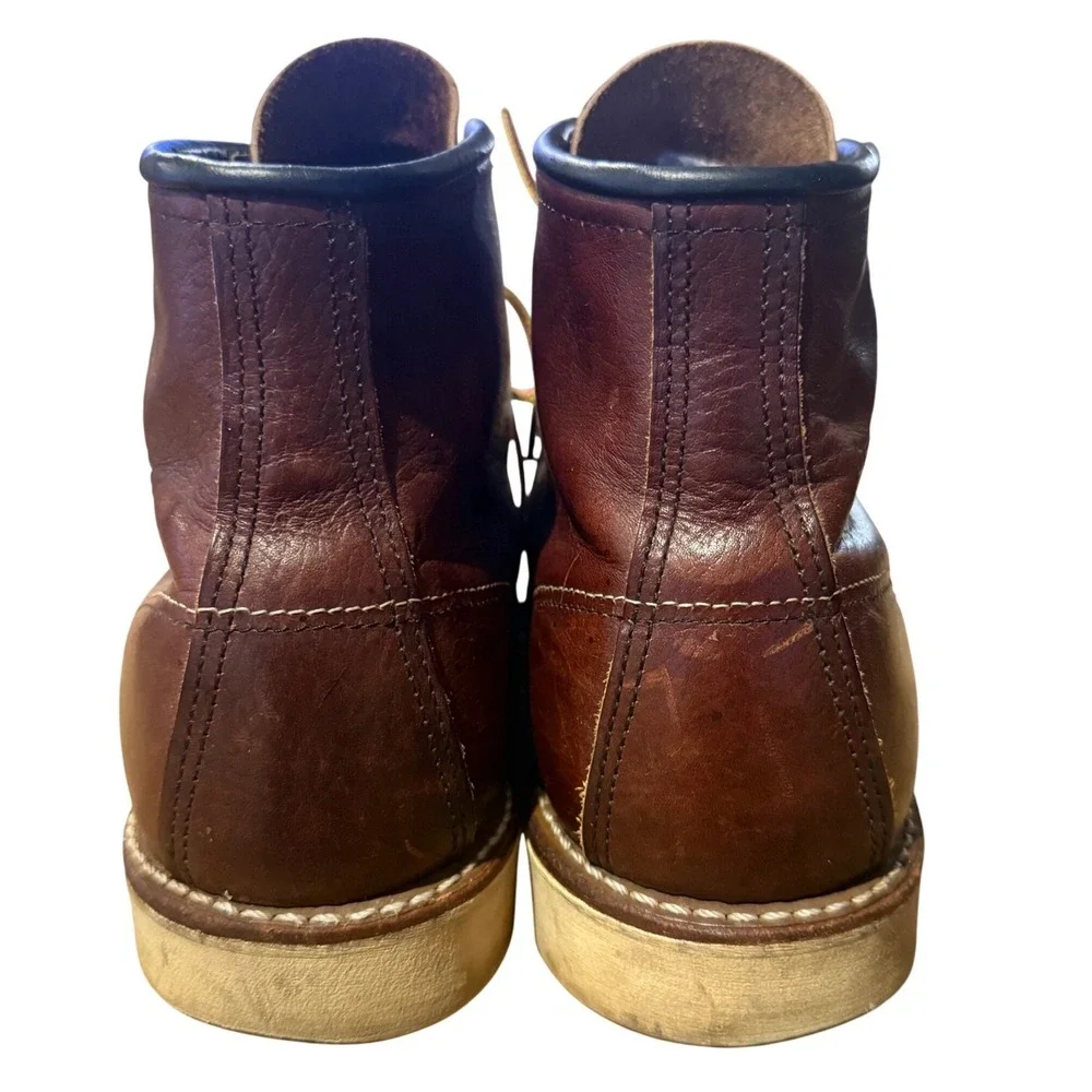 Red Wing 8138 Heritage Mens Brown Leather Moc Toe Work Boots USA‎ Size 12